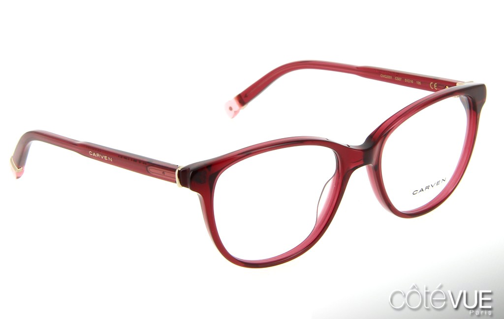 lunette de vue rouge femme