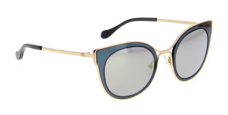 Lunettes de soleil Carven cc4014sbldo or bleu