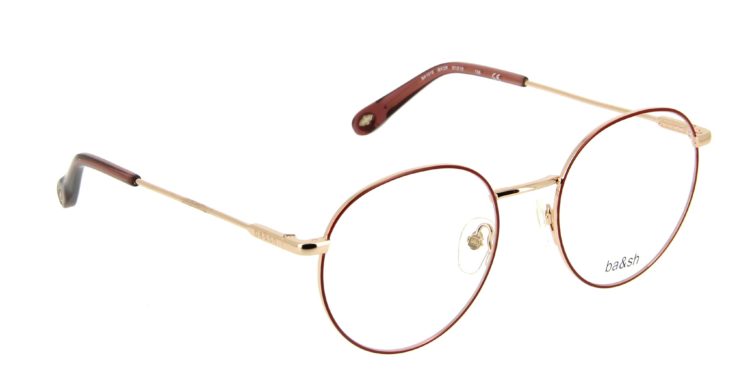 Lunettes Bash ba1019 bxor or rouge bordeaux