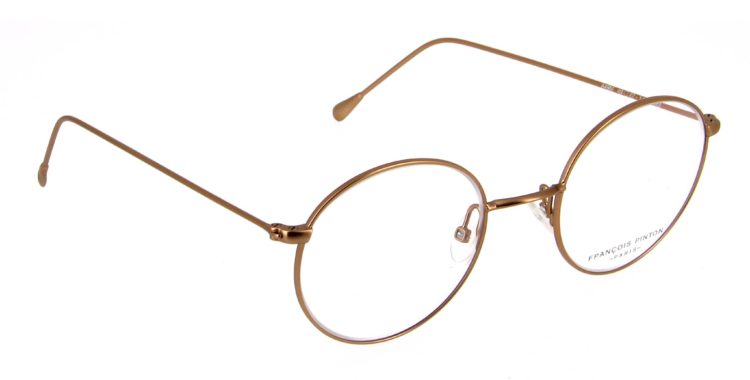 Lunettes François Pinton a49m métal dore rose mat