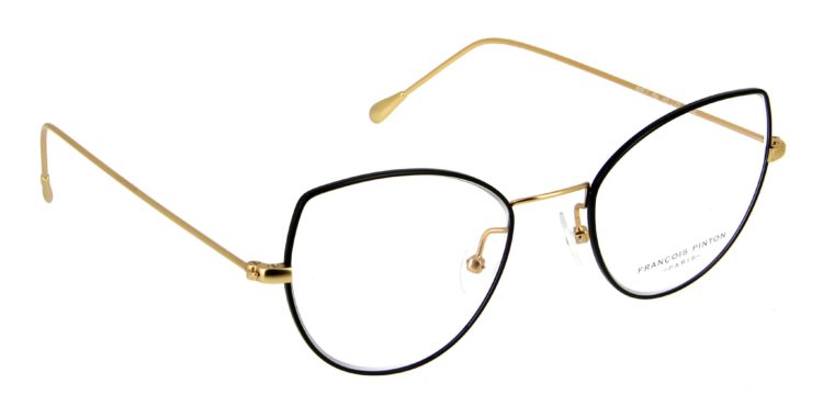 Lunettes François Pinton r7ne métal noir dore