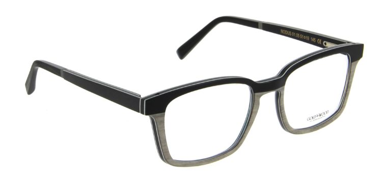 Lunettes Gold and Wood nodus01 05 bois noir argent