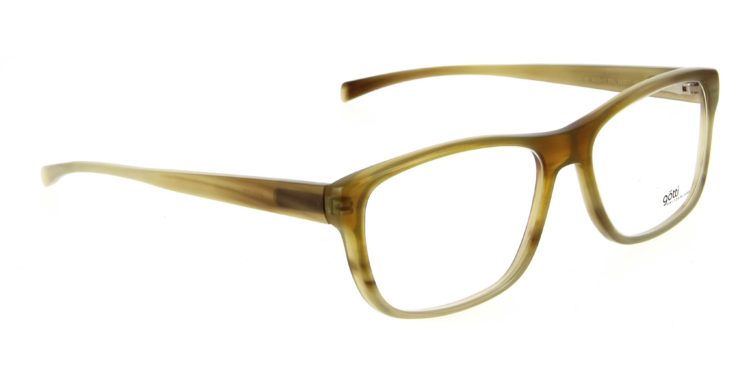 Lunettes Gotti genuine horn babar brl marron claire