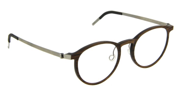 Lunettes Lindberg 1836 wb 11 p10 corne boir marron fonce