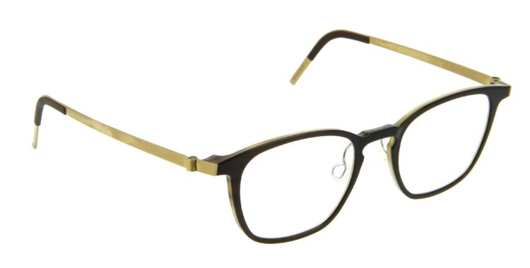 Lunettes Lindberg horn 1843 h26 gt corne marron fonce or