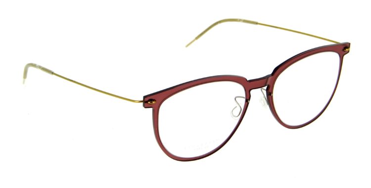 Lunettes Lindberg now 6560 p60 bordeaux violet cristal