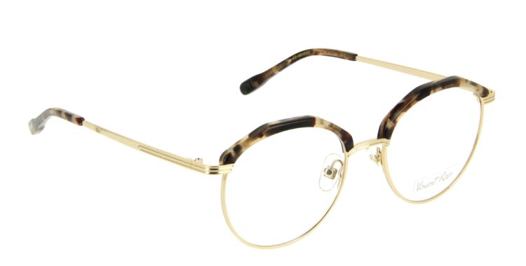 Lunettes Vincent Kaes ks anvers 823 or écaille claire