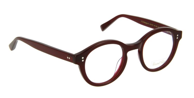 Lunettes Vincent Kaes ks malaga a 921 rouge bordeaux