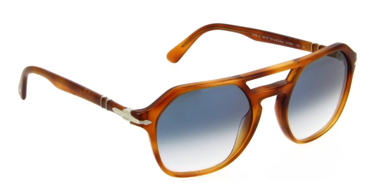 Lunettes de soleil Persol 3206 S 963F terra di siena marron claire