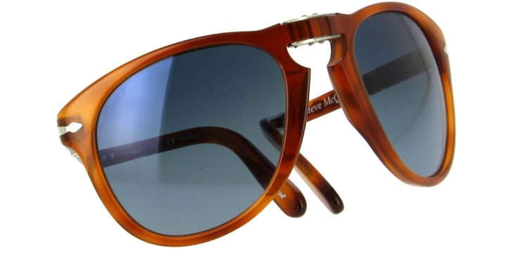 Lunettes de soleil Persol 714sm 96s3 steeve mac queen marron 2