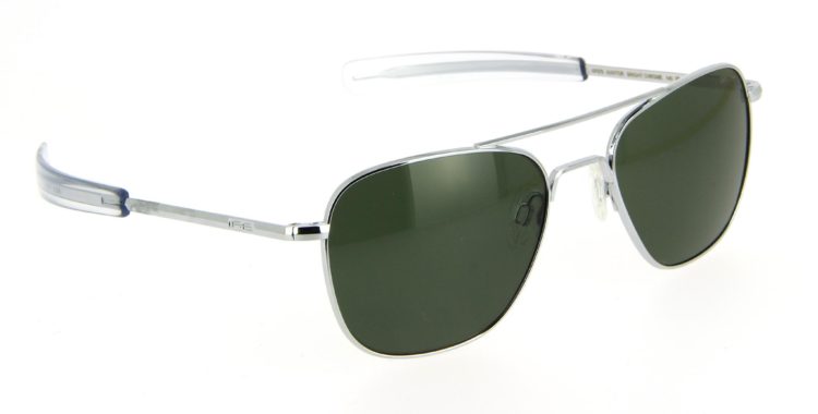 Lunettes de soleil Randolph aviator af088 matt chrome