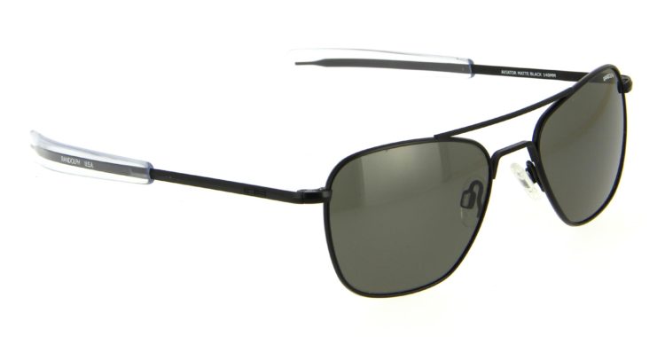 Lunettes de soleil Randolph aviator matt black