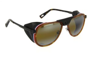 Lunettes de soleil Vuarnet vl1315 0015 skilynx ecaille cuir
