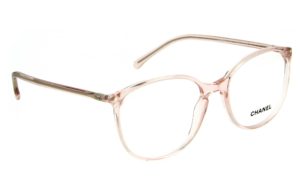 Lunettes Chanel 3382 c1681 rose transparent