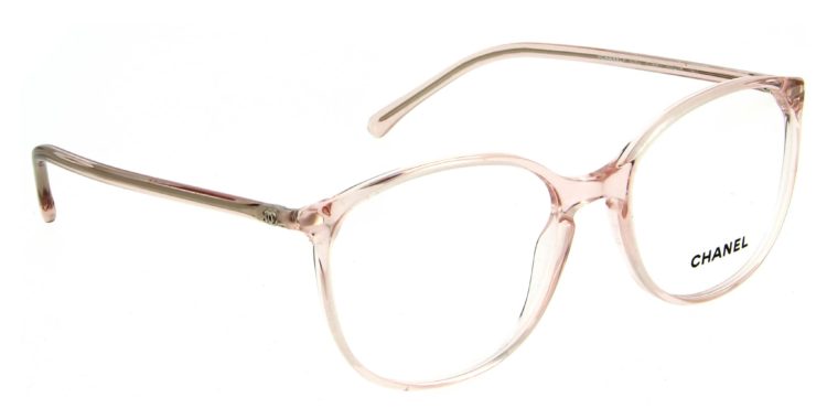 Lunettes Chanel 3382 c1681 rose transparent