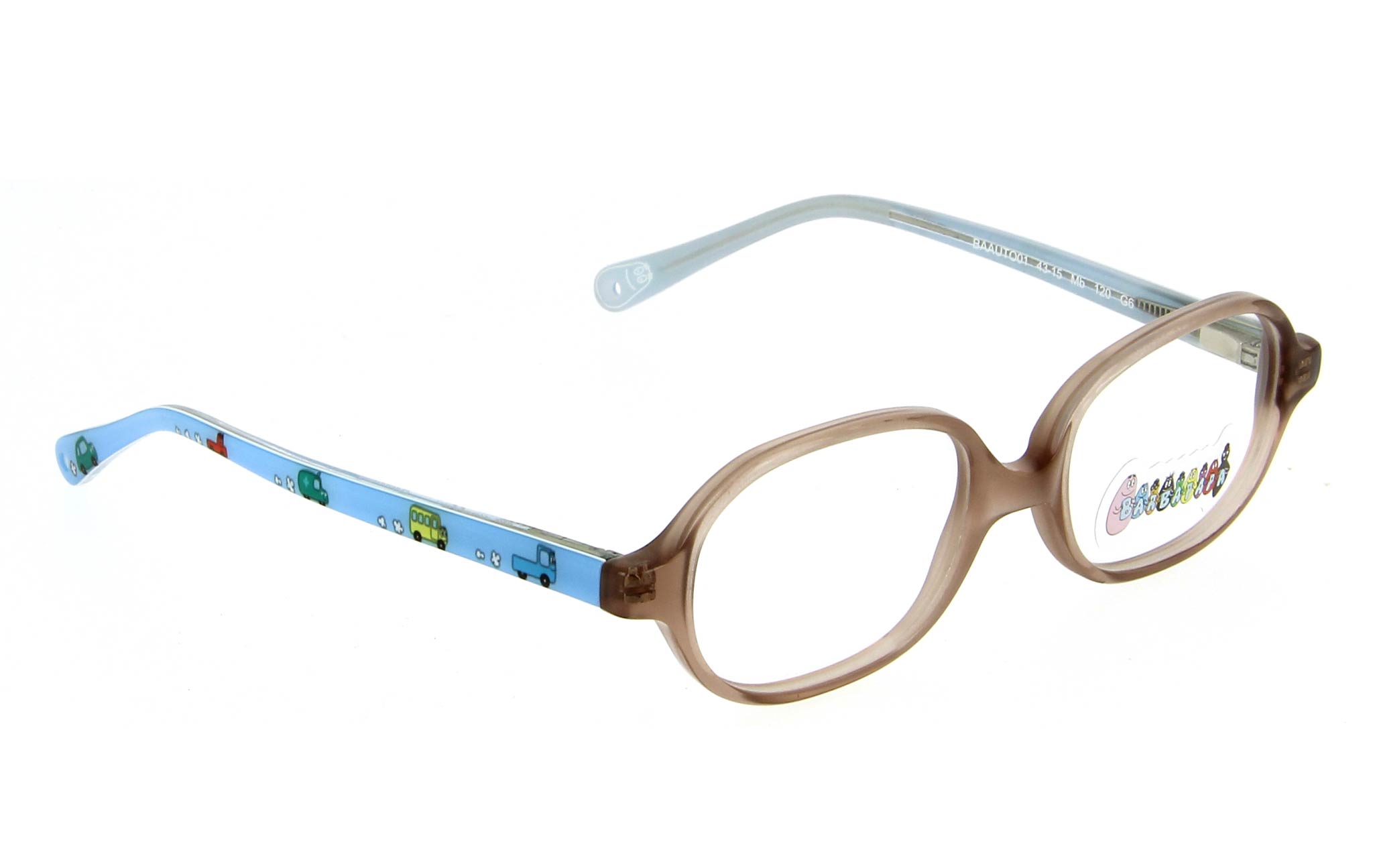 lunettes enfant barbapapa baauto01 mb brun et bleu