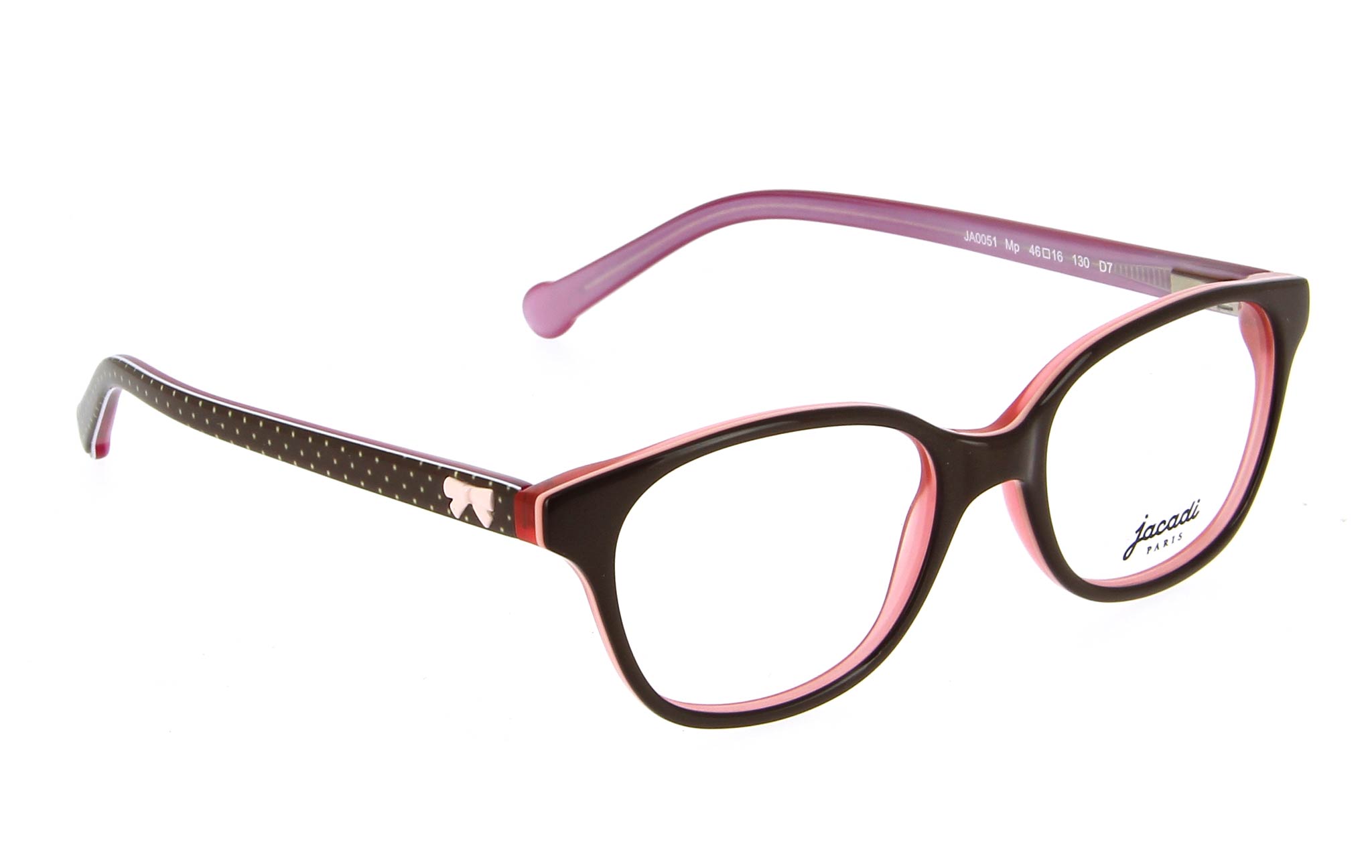 lunettes enfant jacadi ja0051 mp marron rose