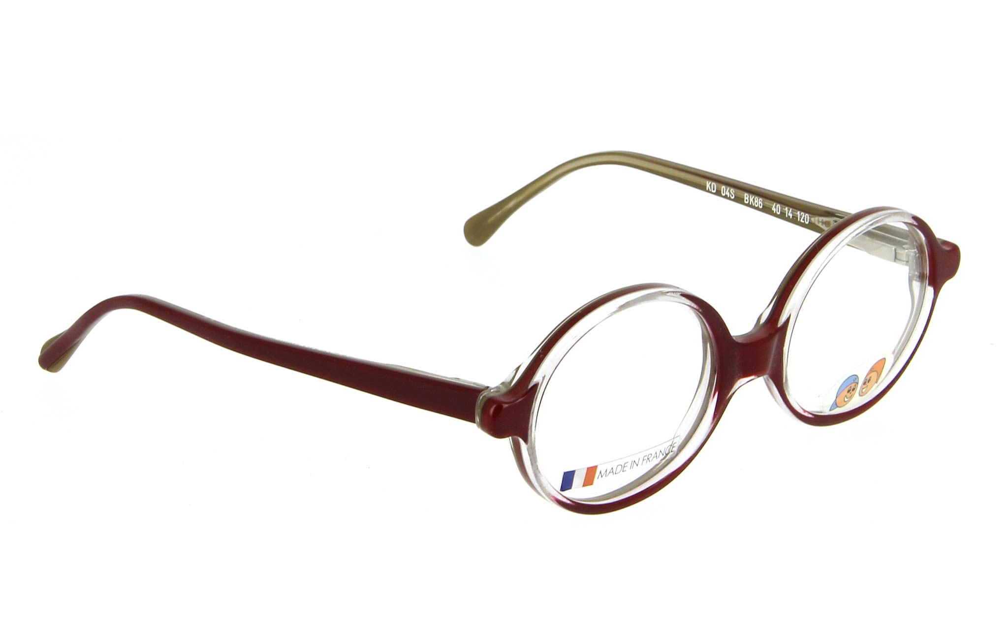 lunettes enfant pitchounes kd 04s bk86 bordeaux